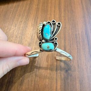 Turquoise and Silver Women's Bracelet